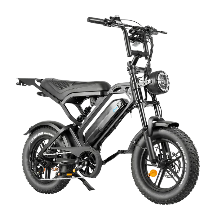 V20 Pro Mini Fatbike – Zwart – Hydraulische Remmen