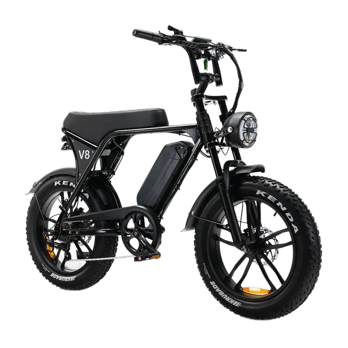 OUXI V8 3.0 Fatbike - Zwart - Hydraulische Remmen - Dubbele Accu